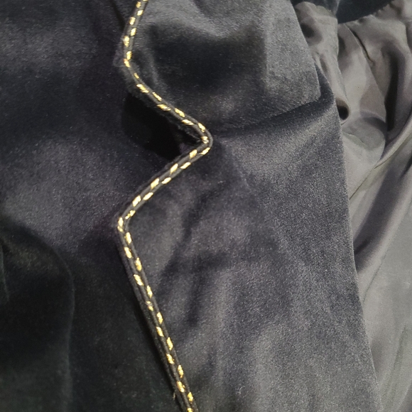 NEVER FULLY DRESSED Black Velvet Blazer Jacket Embroidery Animal Astronomy 3XL - Picture 7 of 16